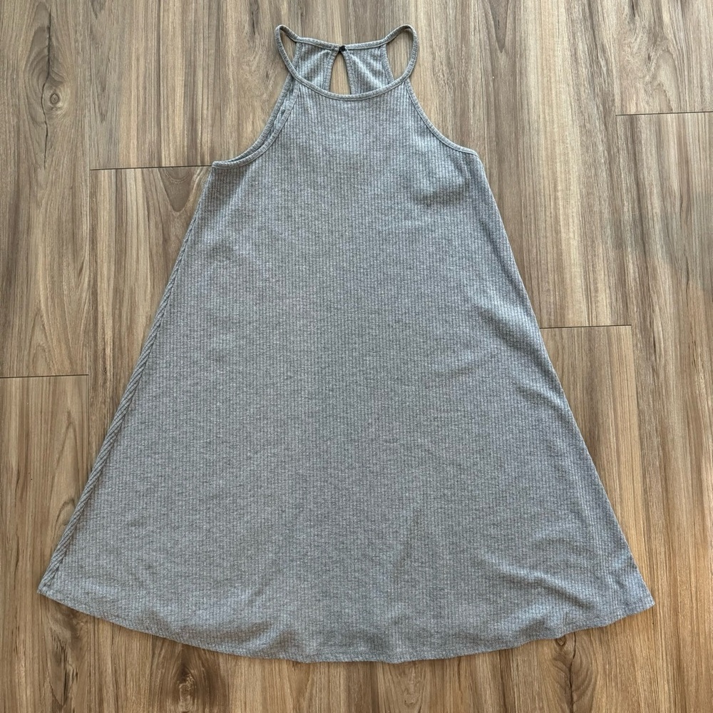 Ribbed Basic Grey Dress size S